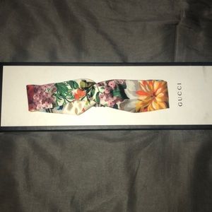 Gucci Floral Printed Silk Headband